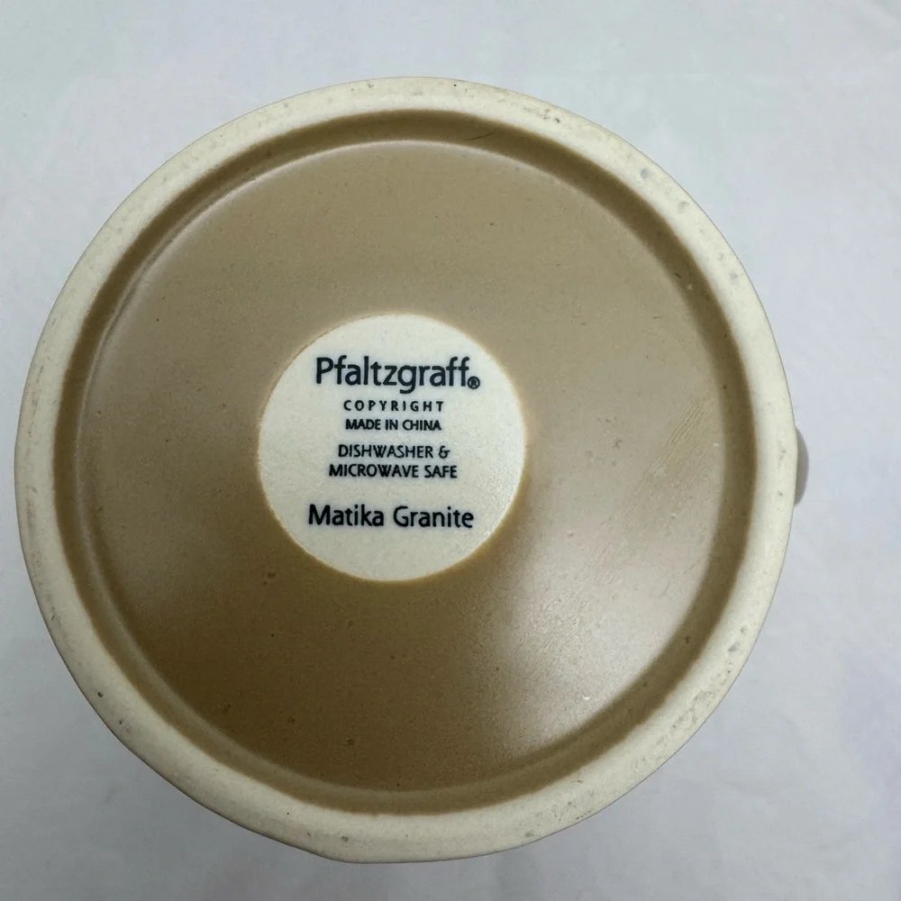 Pfaltzgraff Matika Granite Creamer 12oz Retired Stoneware 🌿